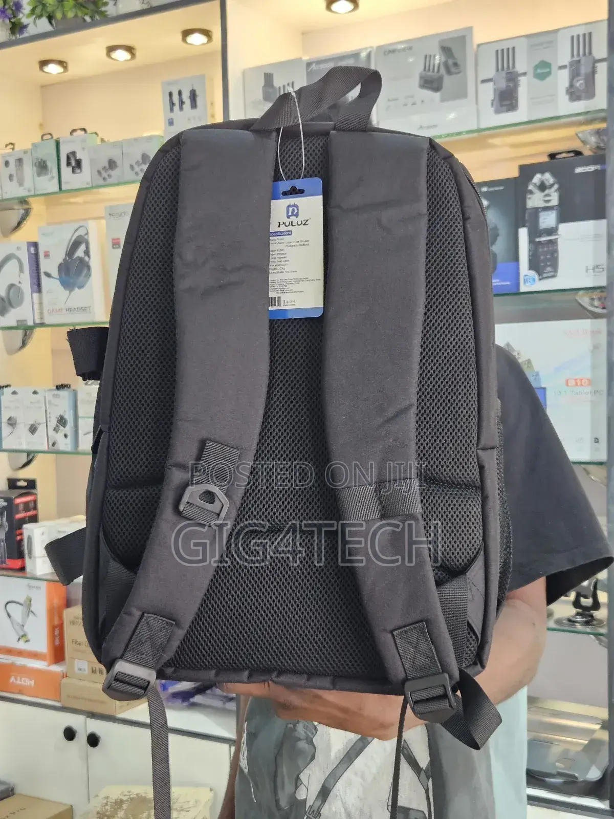 Puluz Camera Bag Professional Camera Backpack Waterproof