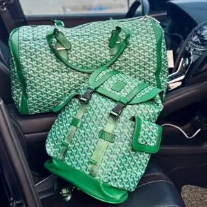Luxury Goyard Travel Set Green