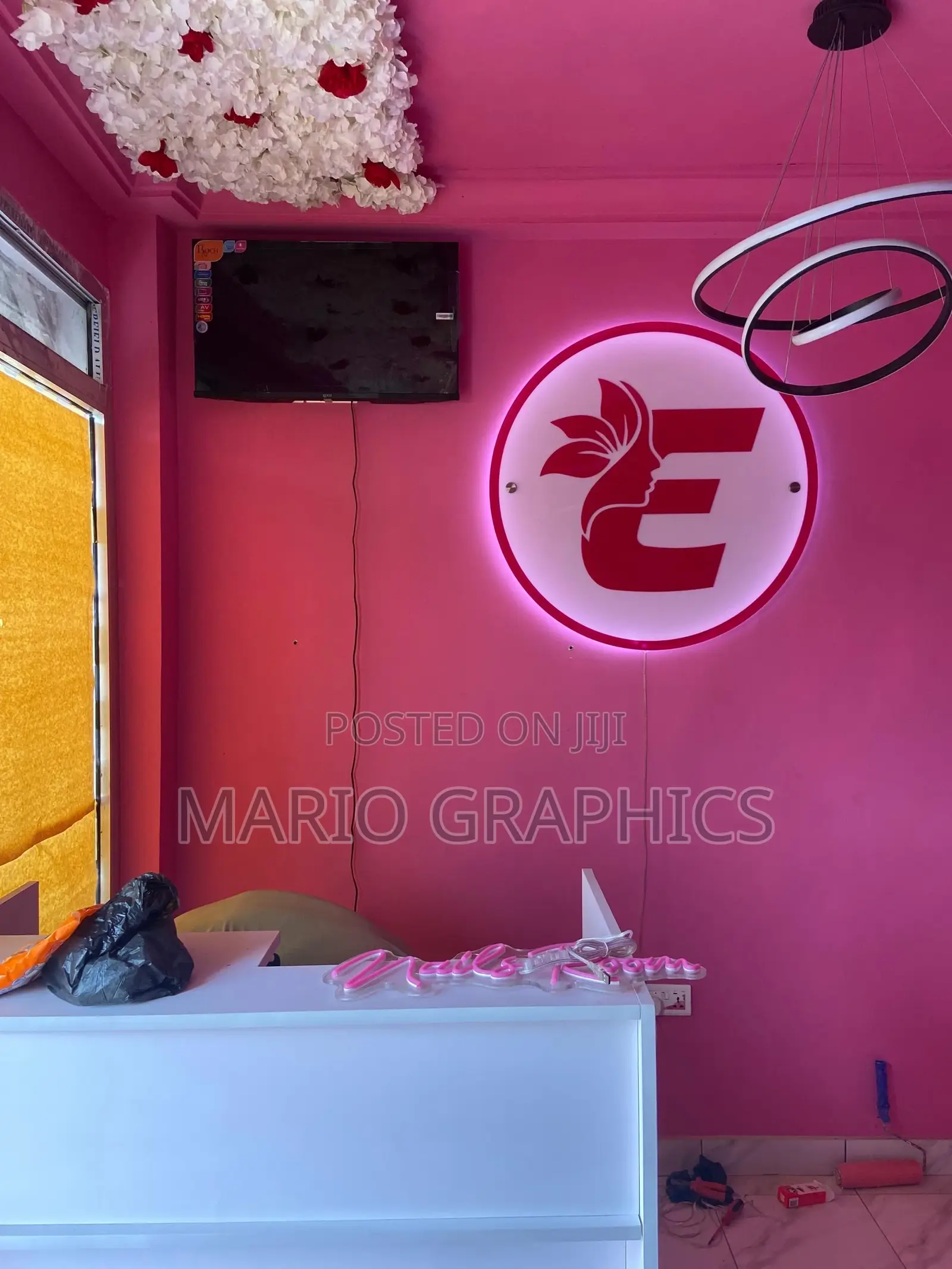Custom Acrylic Logo With/Without Light(Indoor Signage)