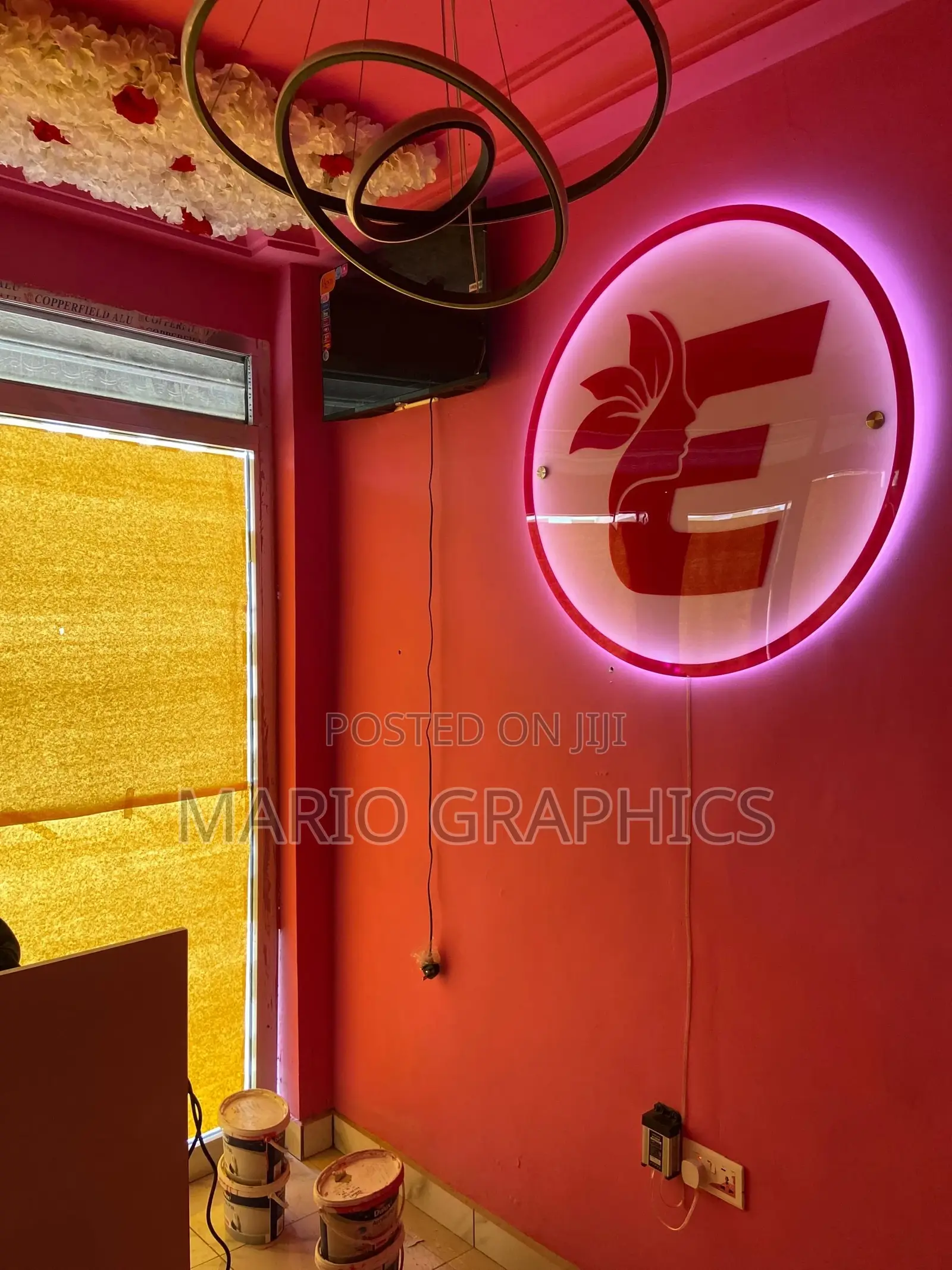 Custom Acrylic Logo With/Without Light(Indoor Signage)