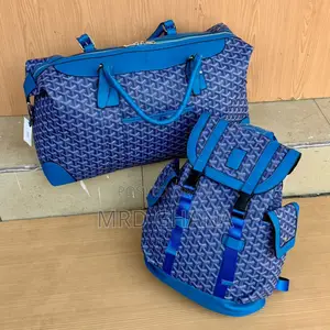 Blue Goyard Backpack