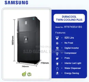 Store Smart With Samsung RT67K6541BS Fridge Topmount Freezer