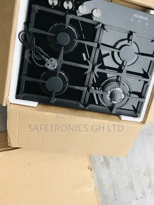 Reliable Black Glass 60cm Kenwood 4 Gas Hobs