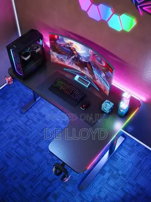 L Shaped Table With RGB