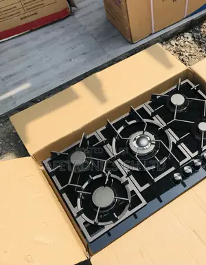Zealed Kenwood 5 Gas in-Built Black 90cm Hobs