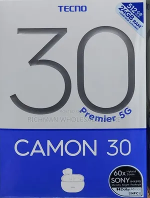 New Tecno Camon 30 Premier 512 GB Black