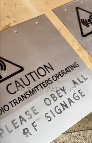 Fiber And Metallic Signage