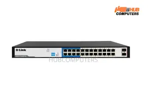 D-Link DGS-F1024p 24 Port PoE+ Gigabit Unmanaged Switch