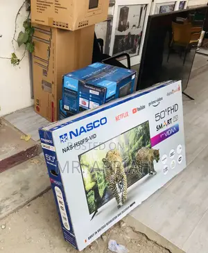Unique Nasco 50” Led Digital Satellite Smart Television