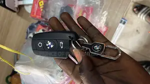 BMW Remote Cover and Holder ( Black Rubber )