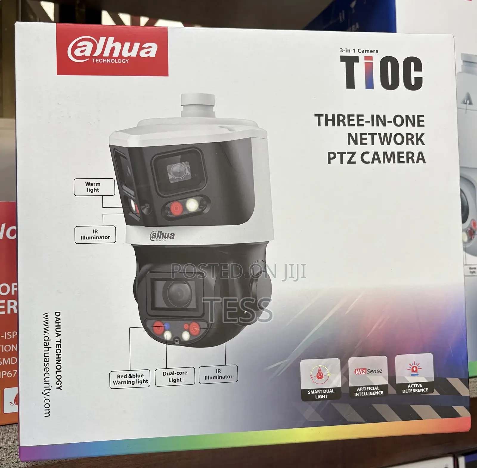Dahua Ip PTZ Dual Lens 8mp+4mp 10x Dh-Sdt3e410-8p-Mb-a-Pv1