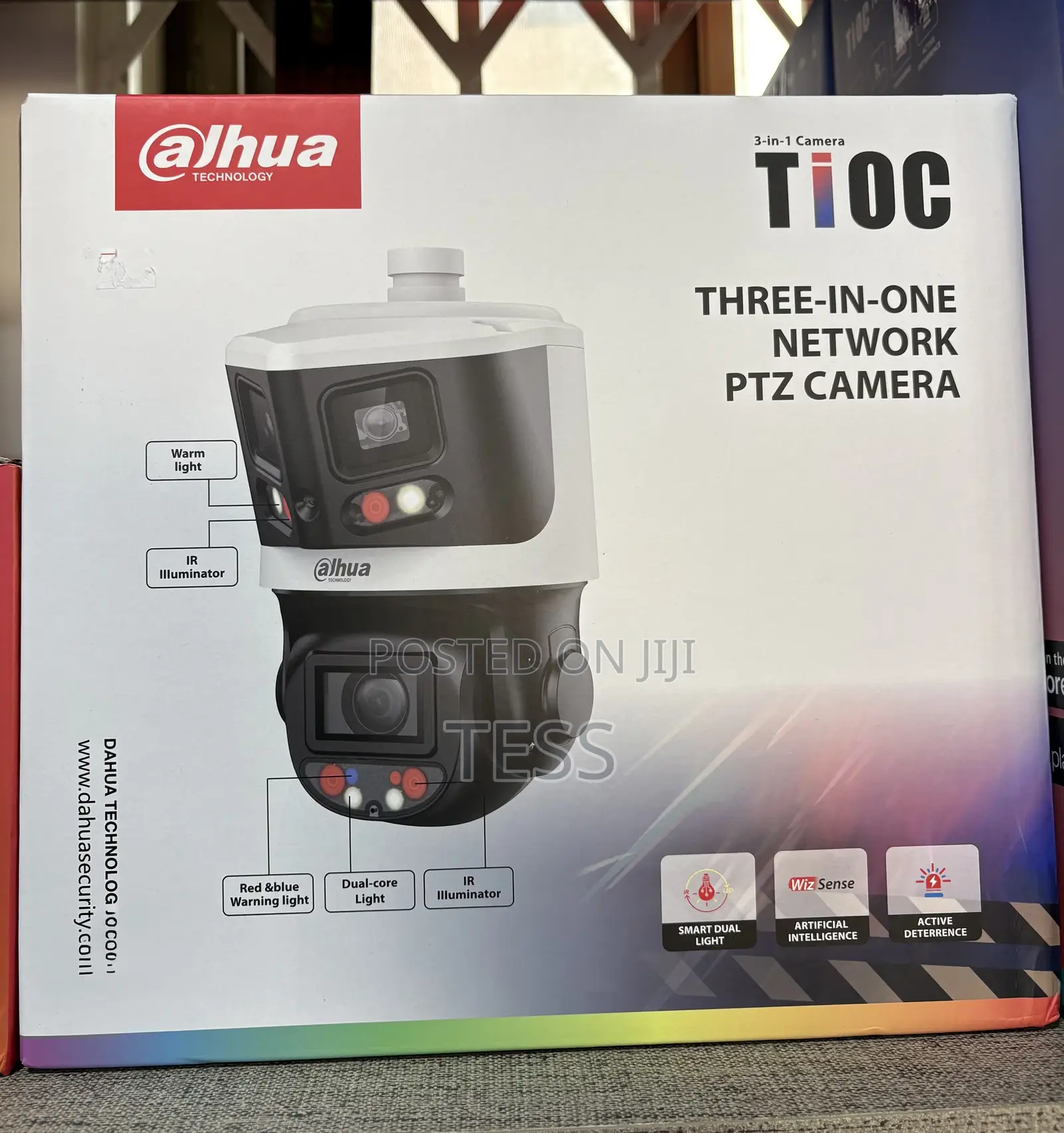 Dahua Ip PTZ Dual Lens 8mp+4mp 10x Dh-Sdt3e410-8p-Mb-a-Pv1