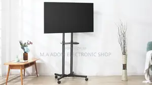 Mobile Tv Stand With Wheels 32”-70”