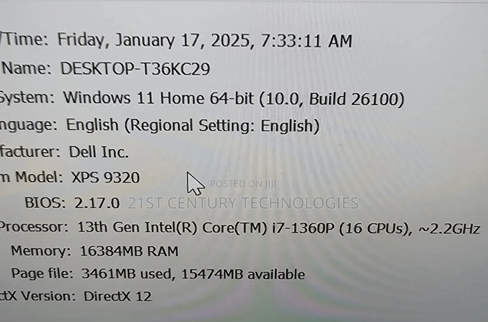 Laptop Dell XPS 13 9320 16GB Intel Core i7 SSD 1T