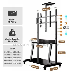 Mobile TV Stand:Freedom and Flexibility for Every Space