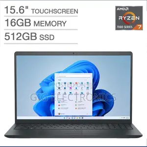 New Laptop Dell Inspiron 15 16GB AMD Ryzen 7 SSD 512GB
