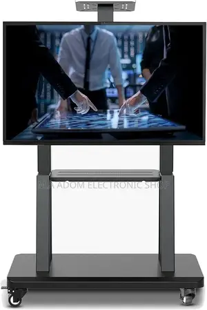 Mobile TV Stand: 32"-75", Roll Enjoy