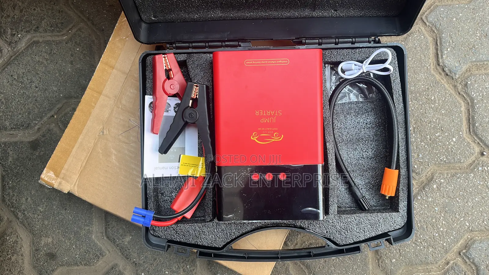 Battery Jumper With Tyre Inflator