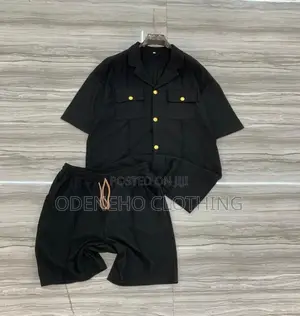 All Black and All White Kaftan Shorts