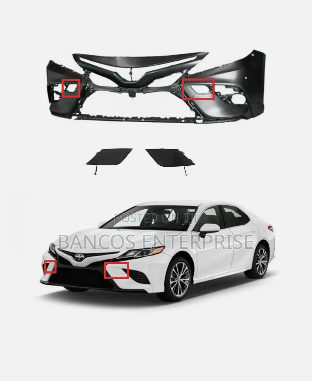Toyota Camry 2018-2020 SE, XSE Front Bumper