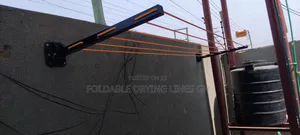 Downwards Foldable Drying Line