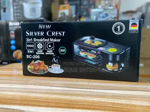 Multi-Functional Silver Crest Breakfast Machine