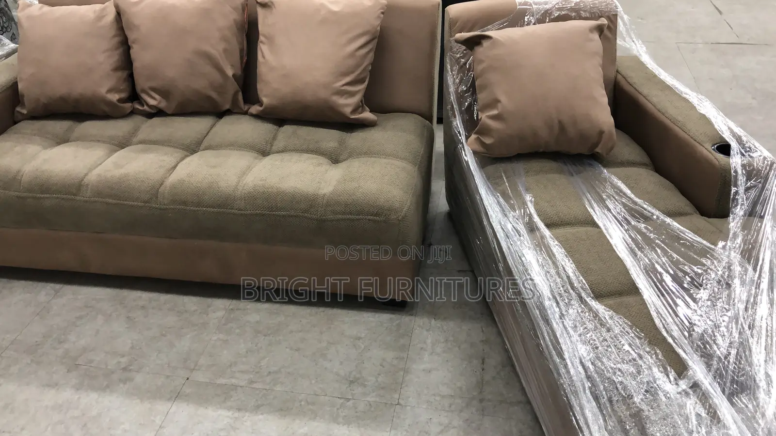 Turkish L Shape and Single Sofa Sets