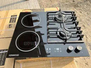 2+2 Gas Electric Cooker Kenwood 60cm