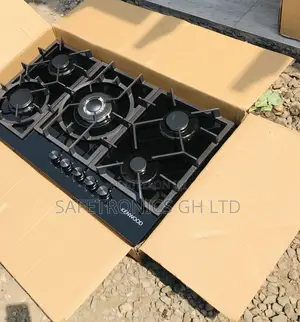 Kenwood Magic 90cm Black 5 Gas Hobs Stainless Steel