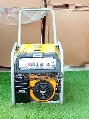 Yellow 10kva Kemage Stable Petrol Generator 13000watt