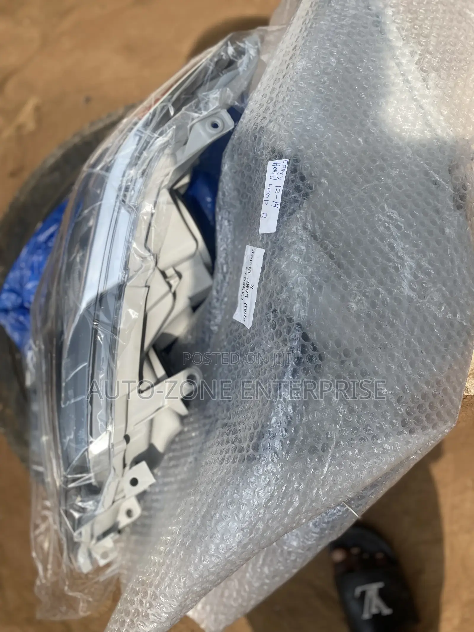 Toyota Camry 2012 2013 2014 Headlamps Black