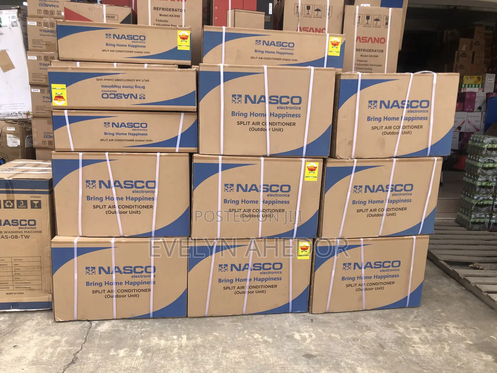 Brand New Nasco Air Conditioner 1.5hp Available for Cool Pri