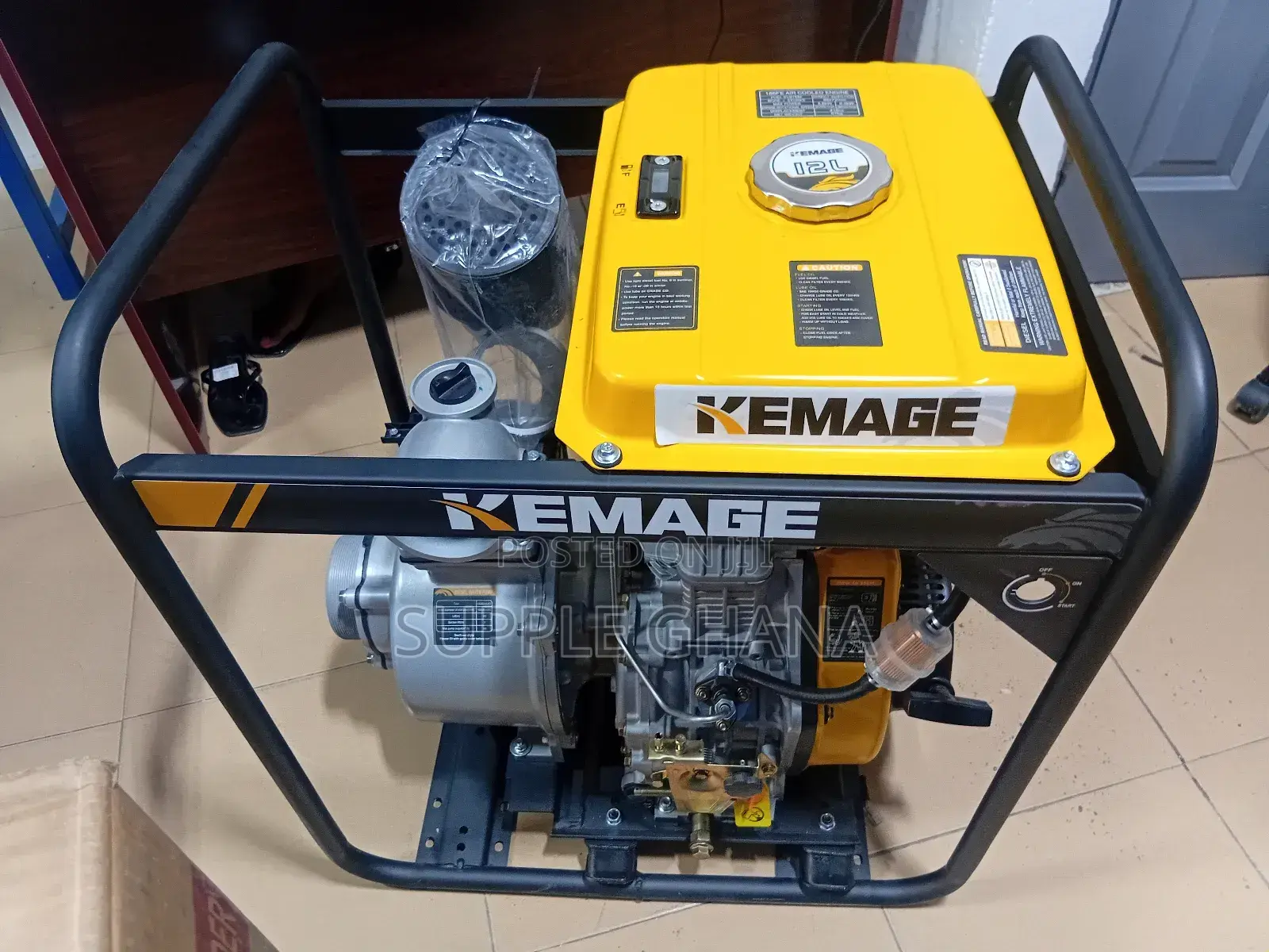 5.8kw Japan Made 4inches Kemage Diesel Water Pump Generator