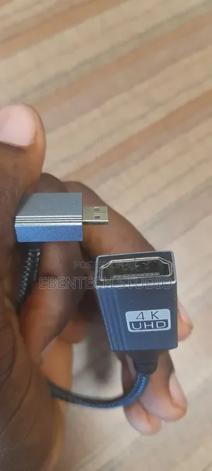 Micro HDMI and Mini HDMI Adpters With Cable Attached