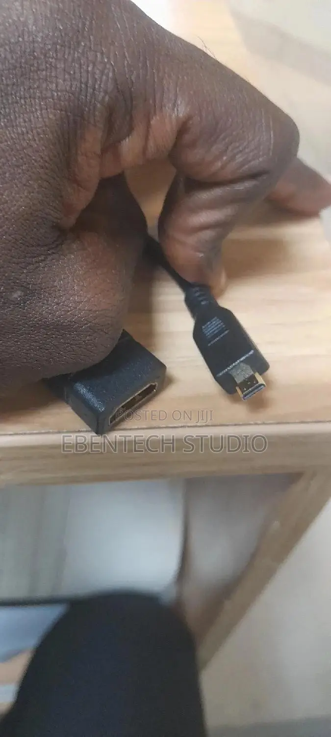 Micro HDMI and Mini HDMI Adpters With Cable Attached