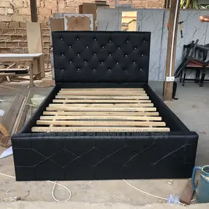 Incendiary Stylish Black Double Bed-frame//  Durable And Luxurious