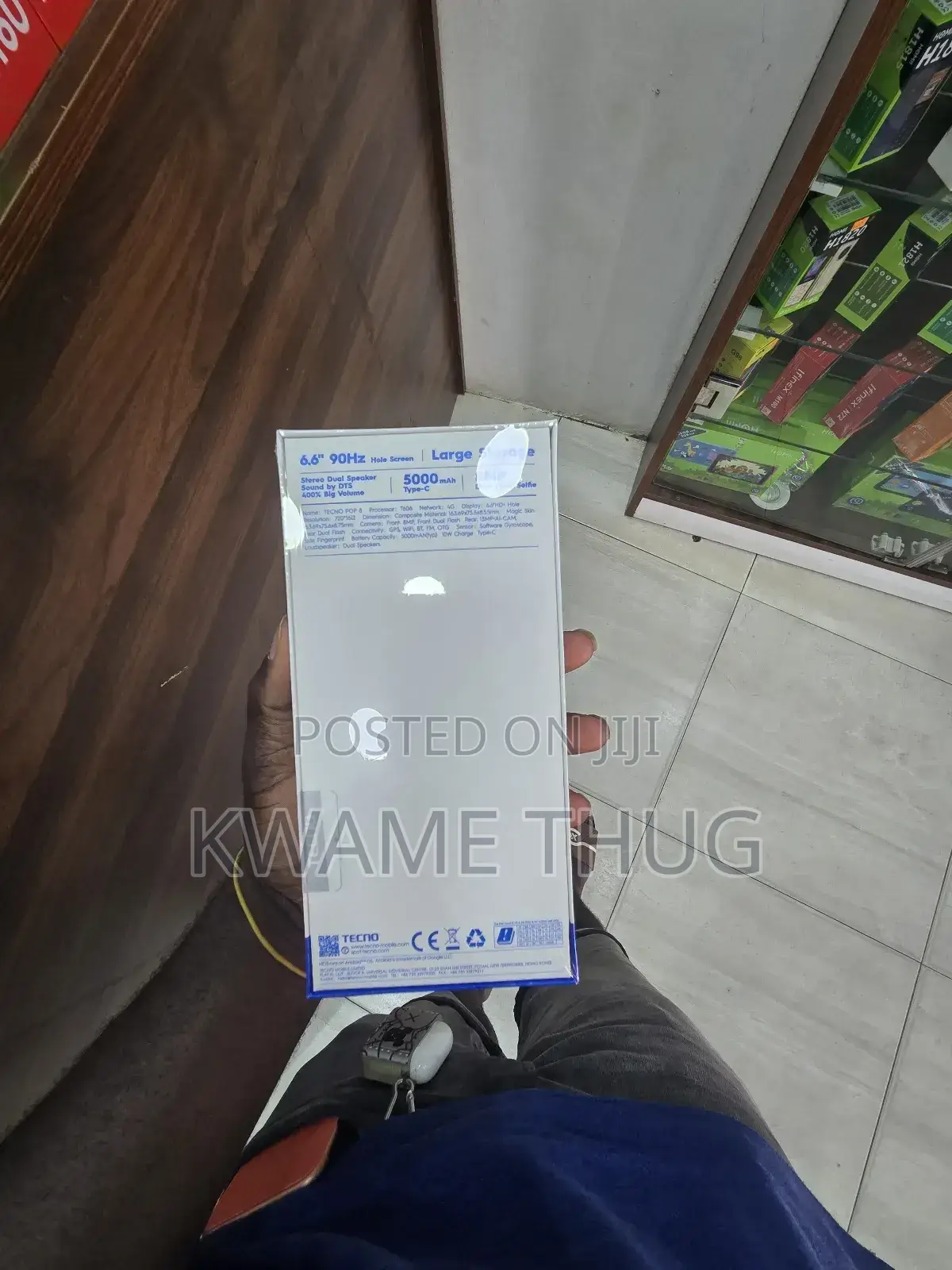 New Tecno Pop 9 128 GB Black