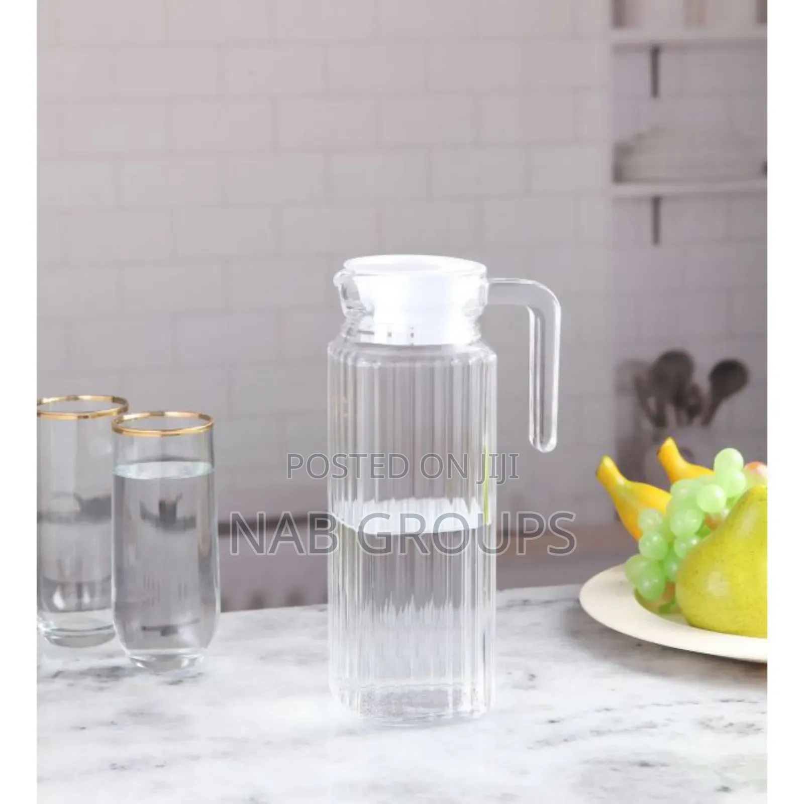 1.1L Glass Water Jug