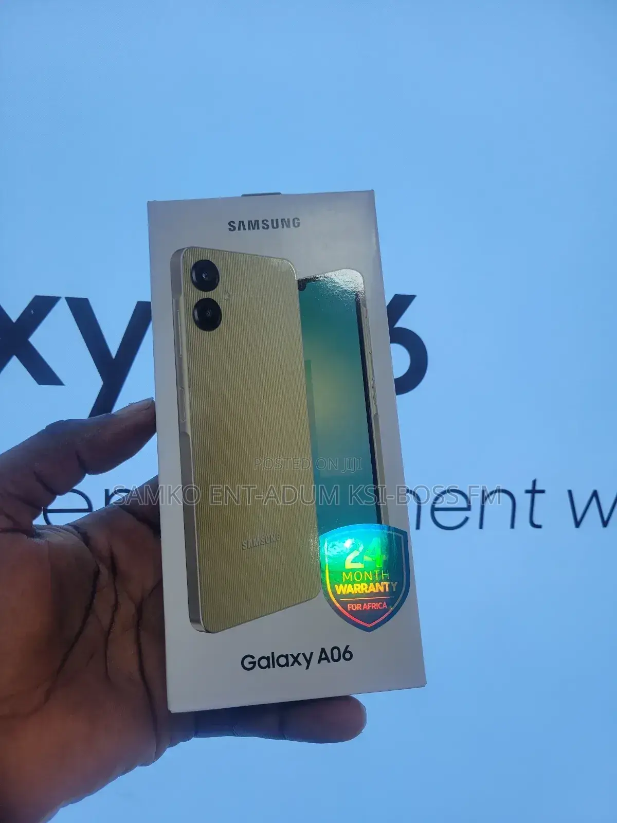 New Samsung Galaxy A06 64 GB Gold