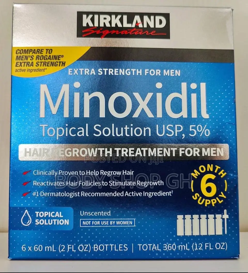 Full Box of Kirkland Minoxidil 5% Topical Solution [ 6 PCS ]