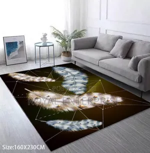 Darkness Modern Style 3d Crystal Velvet Carpets (160/230cm )