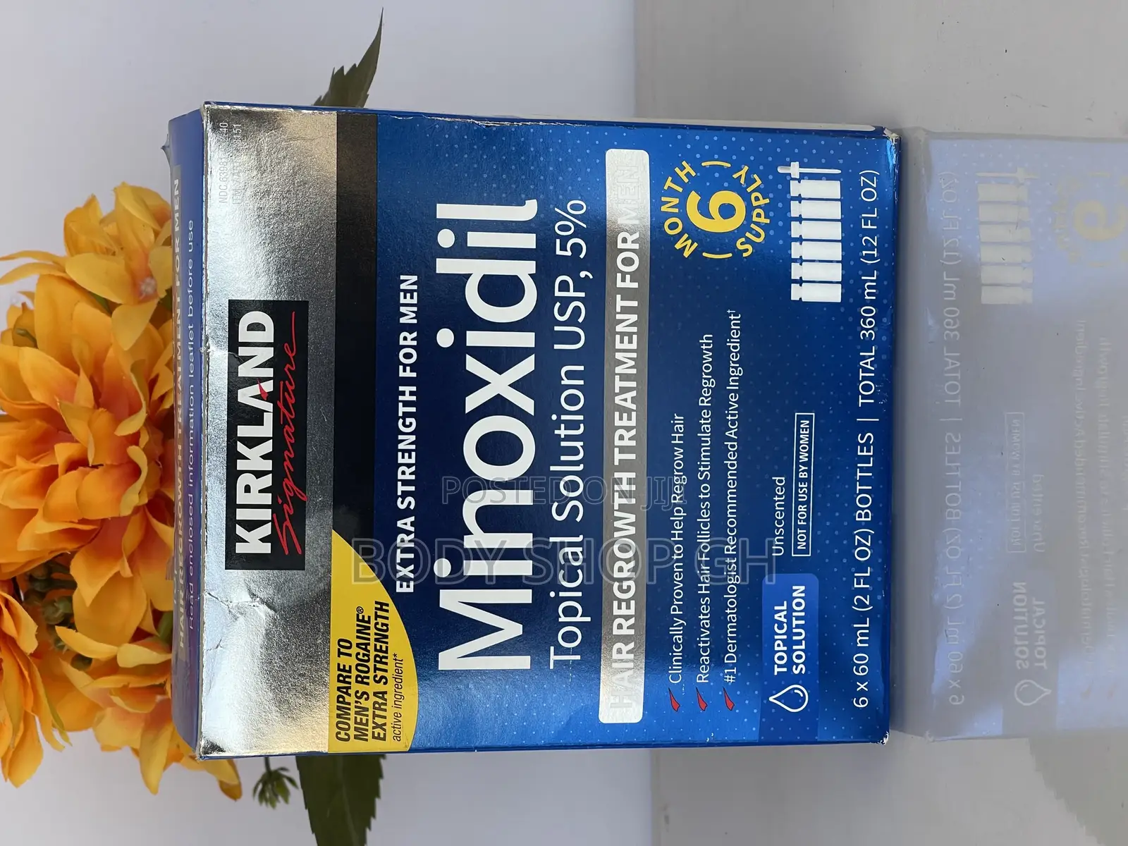 Extra Strength Original Kirkland Minoxidil Box / Undiluted