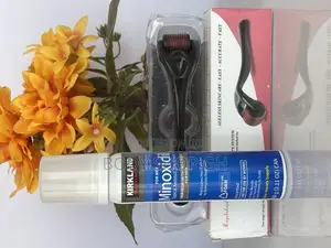 Kirkland Minoxidil Foam + Roller for Beard and Hairline