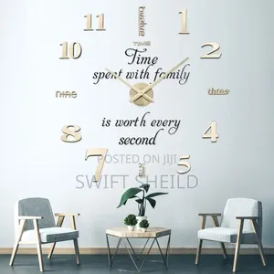 3d Wall Clock With Inside D3sign
