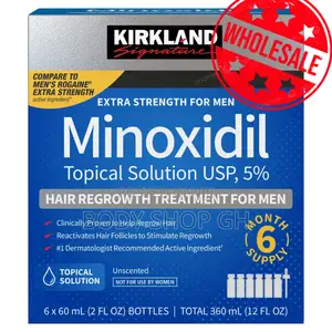 Kirkland Box - ORIGINAL USA KIRKLAND MINOXIDIL [ 6 Bottles ]
