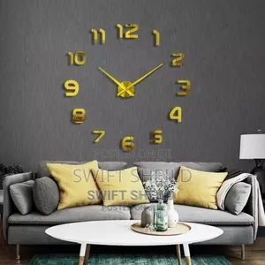 Clock. 3d Design Large 100-120cm Diameter