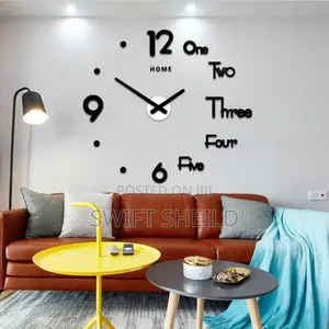 Excellence Design 3d Wall Clock Largest Diameter 100-120 Cm