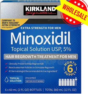 Wholesale - Full Box of Kirkland Minoxidil / 6 Bottles 