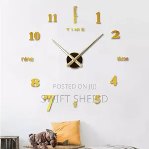 3d Wall Clock Special Design Larged Diameter 100-120 Cm.