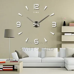 Spiked 3d Large Wall Clock 100 120cm Dimeter